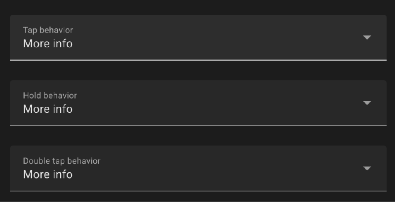 Tap override for a Mushroom card